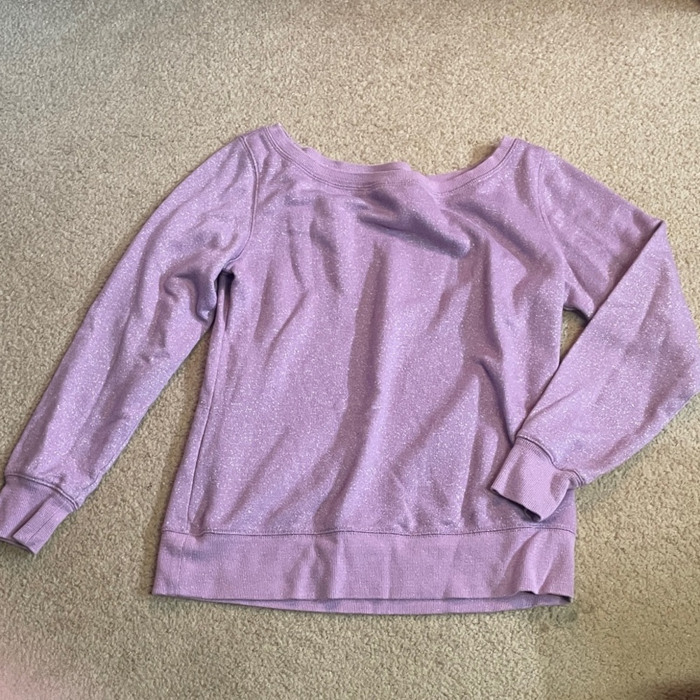 Xersion Women's Lavender Scoop Neck Sweater